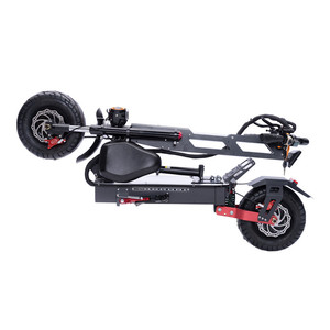 350w off-road veloce BICYSTAR batteria fat tire doppio motore pieghevole ue warehouse a due ruote di scooter elettrico <span class=keywords><strong>2021</strong></span> - Product Image 2