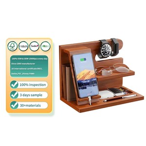 Soporte <span class=keywords><strong>de</strong></span> teléfono <span class=keywords><strong>de</strong></span> madera para organizador Soporte <span class=keywords><strong>de</strong></span> reloj Soporte <span class=keywords><strong>de</strong></span> billetera Organizadores <span class=keywords><strong>de</strong></span> escritorio Madera natural - Product Image 1