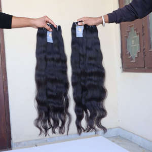 Factory Indian Temple Paquete de extensiones de cabello humano Proveedores de cabello crudo Cabello humano virgen natural sin procesar - Product Image 1