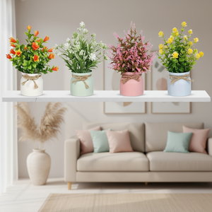 Fiori Artificiali in Vaso Mini Impermeabili Fatti a Mano per Esterni Campo da Calcio Facile Installazione Antibatterici Moderni - Product Image 4