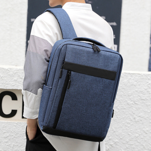 Factory Wholesale Business Waterproof Anti-Theft Unisex Polyester Laptop School Travel <b>Backpack</b> Zipper Closure Custom Logo - Product Image 2