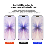 Protector de Pantalla con Terapia de Luz Roja y Logotipo OEM, Autoregenerable, EPU, 120*180mm, Anti Luz Azul, Protege los Ojos, para iPhone 17 Pro