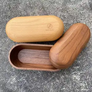 Небольшая коробка из натурального бамбука ручной работы, пустая декоративная деревянная коробка для хранения для домашнего декора