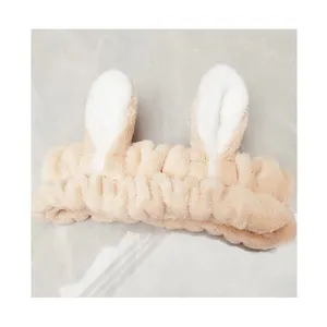 Factory Outlet Super Cute and Cute Korean 3D Rabbit Ear Hair Band Wash and Makeup Facial Mask Hair Band