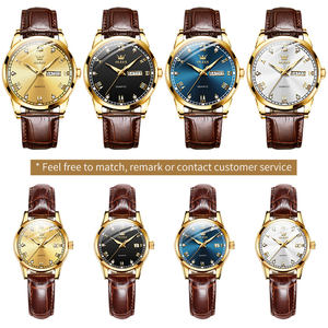   Montres de couple 6896, étanches, sportives, tendance, pour amoureux, décontractées, Reloj, bracelet en cuir, montre à quartz - Product Image 6