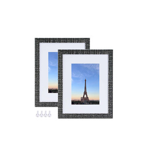 Cadre <span class=keywords><strong>photo</strong></span> en bois noir de style moderne fait à la main 8x10 <span class=keywords><strong>Impression</strong></span> UV 1 couleur Tabletop Wall <span class=keywords><strong>Photo</strong></span> Durable - Product Image 1