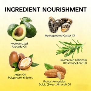 Crème pour boucles à l'huile de ricin de qualité supérieure OEM/ODM : définit les boucles, procure une hydratation longue durée, contrôle les frisottis et booste la brillance. - Product Image 2