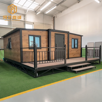 Maison Modulaire Préfabriquée Complète en Conteneur Extensible de 40, 20 ou 30 pieds, Maison Préfabriquée pour Expédition, Deux Chambres, Casa Contenedor