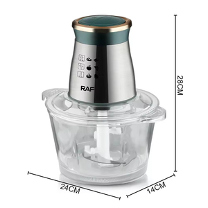 Robot culinaire électrique 800W avec bol en verre de 2L, machine compacte pour fufu, idéal pour un mixage fluide, des hachages et une efficacité culinaire quotidienne - Product Image 3