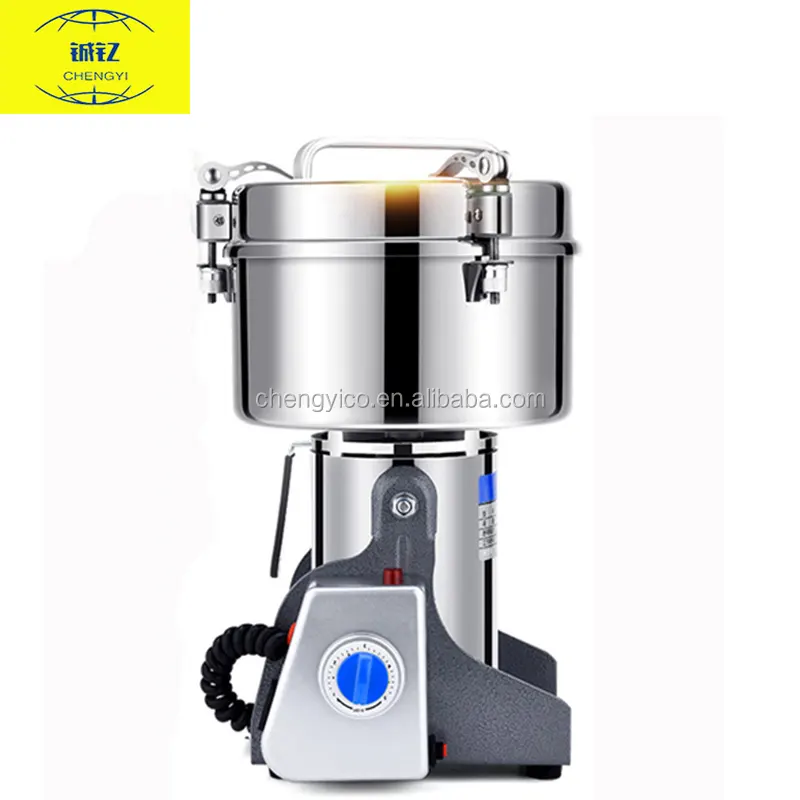 4000g Grain Grinder Mill Powder Machine Swing Type Commercial Electric Grain Mill Grinder for Herb Pulverizer Food Grade Stainle