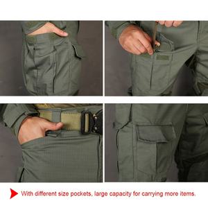 ชุดฝึกซ้อมลายพรางแบบมัลติคาโม่ G3 แบบกำหนดเอง ชุดเสื้อผ้ารบ เสื้อและกางเกงยุทธวิธี พร้อมแผ่นรองเข่า - Product Image 5