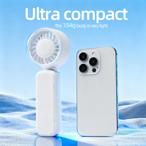 Ventilateur portable pliable à clipser, rechargeable par USB, avec moteur sans balais, 3 vitesses, fonctionnement silencieux, pour usage domestique et extérieur - Product Image 4