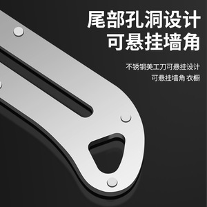 Boleei Stainless Steel Utility Knife Sk5 Blade All Metal Handle Heavy Duty <b>Cutter</b> For Unboxing Wallpaper Cutting - Product Image 4