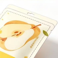 Sachet de thé aux poires séchées, emballage en sachet souple avec fermeture éclair, trou de suspension, encoche de déchirement, matériau laminé de qualité alimentaire, personnalisable