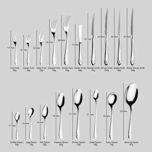 Ensemble de couverts modernes en acier inoxydable 304, forme diamant, qualité hôtelière 5 étoiles, écologiques, compatibles lave-vaisselle, fourchette - Product Image 2
