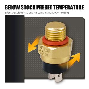 NiceCNC M14*1.5mm Capteur de commutateur thermique de ventilateur de radiateur pour <span class=keywords><strong>KTM</strong></span> 250 <span class=keywords><strong>350</strong></span> EXC-F XCF-W SIX DAYS 450 500 525 530 XC-W 620 <span class=keywords><strong>DUKE</strong></span> FREERIDE - Product Image 4