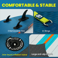 Planche à pagaie gonflable Hiwobang (SUP) - Matériel PVC écologique et durable, pour lacs et rivières, convient aux débutants