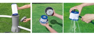 Filtros de repuesto JC <span class=keywords><strong>tipo</strong></span> <span class=keywords><strong>A</strong></span> C para piscinas sobre el suelo con clasificación de 500/2500 GPH - Product Image 6