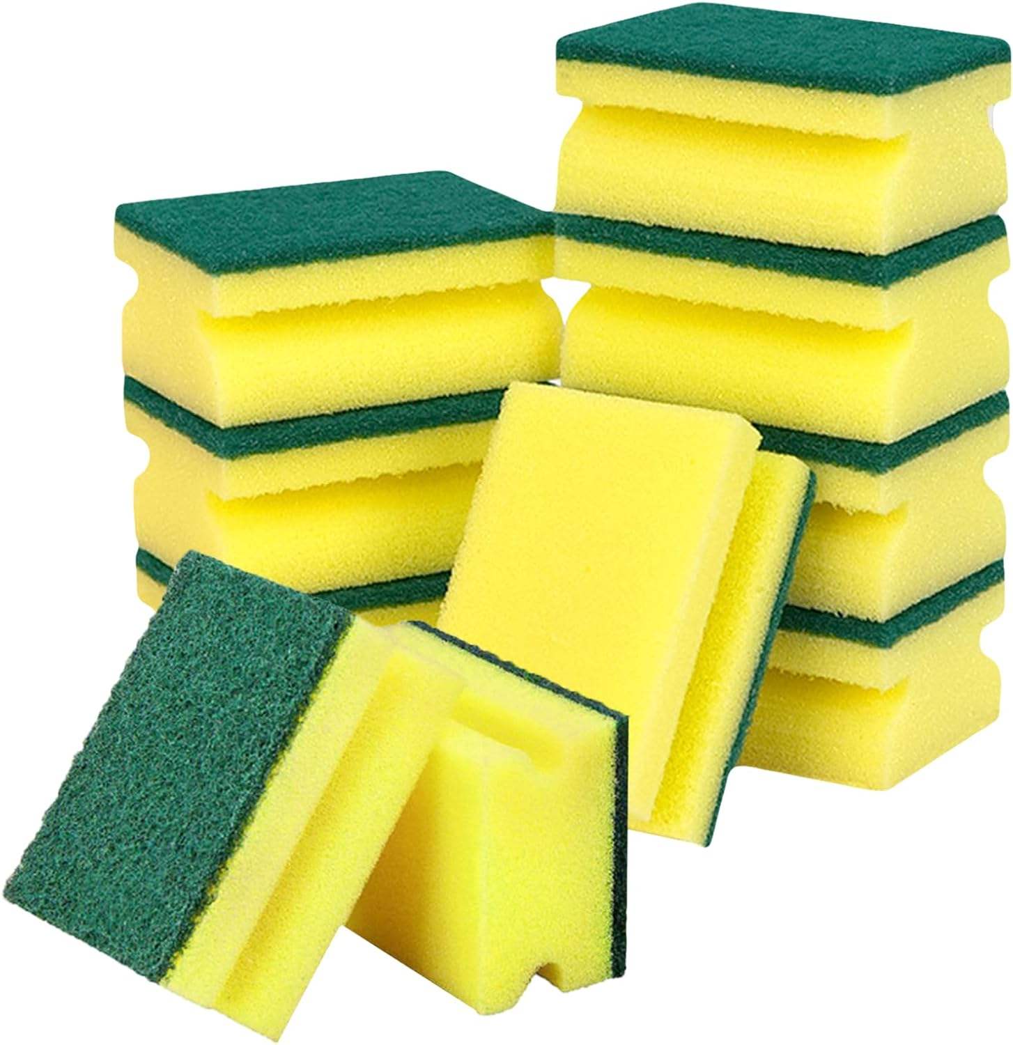 Vert + jaune style 1620 10*7*4.5 cm 3 pièces/carte kraft