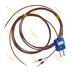 Fil de détection de température de type T, connecteur TT T 24 SLE, fil de compensation à broches, capteur de haute précision - Product Image 1