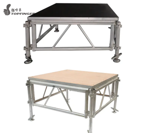 2025 nueva tendencia TFR 8X4 pies TUV Sistema de plataforma de escenario de aluminio certificado 800KG capacidad de carga pantallas de armazón de Instalación rápida - Product Image 2