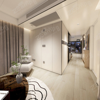 Zcamp wadah portabel, rumah prefab kamar tidur, wadah mobile pod kantor luar ruangan Tiongkok, kapsul modular seri K7 baru