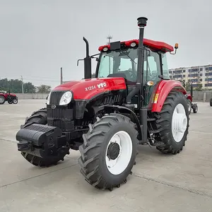 125hp Usado Mini Tractor de granja Tractor de tracción en las cuatro ruedas Tractor agrícola Precio bajo para la venta