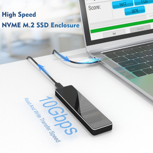 Carcasa de disco duro USB 3,2 tipo C, para M.2 PCIe NVMe y SATA SSDs - Product Image 2