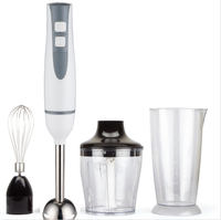 Mixeur Plongeant Multifonctionnel à Vitesse Variable et Faible Bruit, Moteur en Cuivre Pur 200W, Boîtier en Plastique pour Usage Domestique et Préparation de Repas pour Bébé