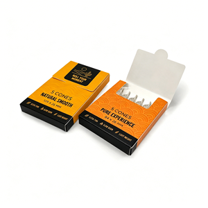 Caja de Cigarros Rígida de Lujo Personalizada, Estuche de Embalaje para Tabaco, Caja de Cigarrillos de Cartón Vacía con Logotipo UV, Juego de Cajas con Envoltura de Hoja Natural - Product Image 6