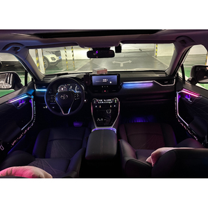 Luz Ambiental Interior para Automóvil LED de 64 Colores para Toyota RAV4/Wildlander 2020-2024, Accesorios de Tira de Ambiente - Product Image 2