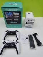 Proyector de Juegos HCS350 Pro 1080P 450 ANSI Allwinner H713 Android 11 Proyector Portátil con Proyector de Juegos y Consola de Juegos