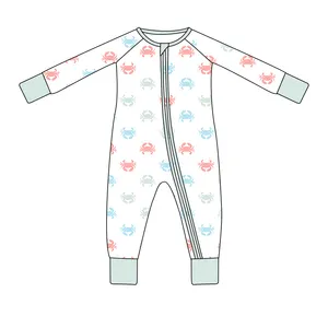 批发低最小起订量连体衣长袖婴儿连体衣批量供应商婴儿服装新生婴儿男童女童服装