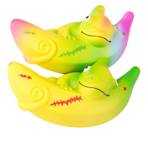 Pu Banana Chameleon Slow <b>Rebound</b> Toy For Kids 2 4 Years Unisex Fidget Toy - Product Image 1