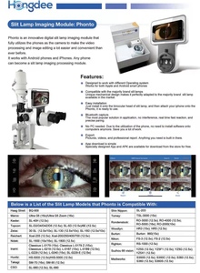 Hongdee <strong>Phonto</strong> 2020 Innovative Optical Digital Slit Lamp Imaging Module Digital Camera 1 Year USB 2.0 Wireless (Infrared) - Product Image 4