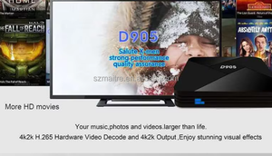 Usine directement vente D905 Android TV Box Amlogic S905L Quad Core <span class=keywords><strong>CPU</strong></span> Mali 450 750MHz GPU décodeur - Product Image 5
