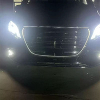 LXRV Nuevo Kit de Carrocería Original Facelift, Parachoques Delanteros para Benz Mercedes Maybach W447, Ensamblaje de Parachoques Delantero Negro, Fácil Instalación