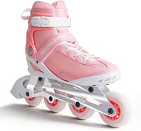 Patins à roulettes professionnels roses et mignons pour femmes, avec cadre en alliage d'aluminium et 4 roues, idéaux pour les sports de loisirs en plein air