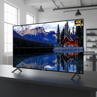 Televisor LED Inteligente 4K UHD de 65 Pulgadas, Android 14, Sin Marco, WiFi, Certificado por Google, Negro, 60Hz, Pantalla Plana para Soporte de Pantalla Ancha