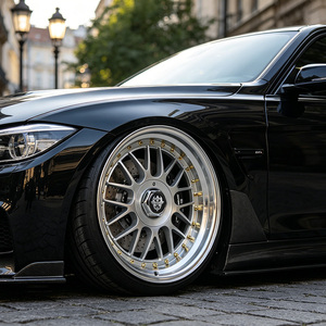 Jantes sport Flowtone BB 17x8 pouces 5x100/112/114.3/120 mm à rayons multiples, pneus et accessoires pour BMW E36 F30 Toyota - Product Image 5