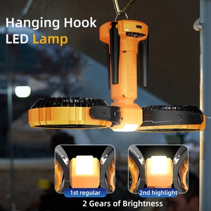 Ventilateur de voiture F7300, nouveau modèle 2024, double tête, ventilateurs d'extérieur, petit ventilateur de bureau sur pied pour le camping avec lumières LED - Product Image 3