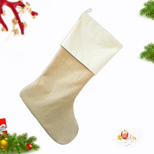 Chaussettes géantes en lin RubySub pour sublimation, chaussettes vierges pour décorations <span class=keywords><strong>de</strong></span> chaussettes <span class=keywords><strong>de</strong></span> Noël - Product Image 4