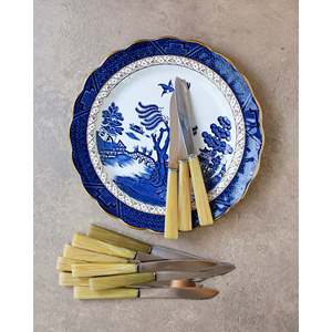Juego de 11 Cuchillos de Postre Modernos Premium Flaviamastro, Hojas de Acero Inoxidable 3cr13 Hechas a Mano con Mangos de Resina para Rebanar - Product Image 5
