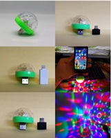 Mini-projecteurs laser LED RGBW pour voiture, USB, pour fêtes, maison, DJ, parcs à thème, activés par le son, haute CRI 95, à faisceau réglable