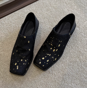 Zapatos Cómodos Sin Cordones 2026, Zapatos Planos de Tacón Grueso y Punta Cuadrada, Versátiles y Modernos para Mujer, Ideales para el Trabajo y Viajes Diarios - Product Image 3