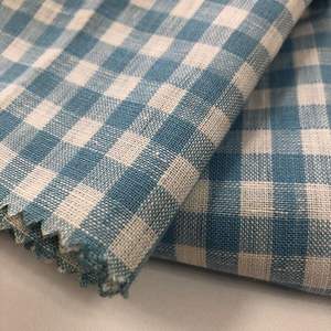 Shaoxing-tela de lino a cuadros 100% pura, tejido de camisa de lino, tejido de lino Slub, venta al por mayor - Product Image 3