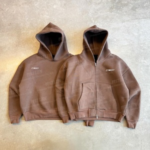 Ensemble de survêtement baggy 2 pièces surdimensionné de haute qualité, personnalisé, pour fabricant – Hoodies et joggers vierges personnalisables - Product Image 6