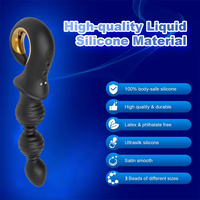 Vibrateur anal télescopique électrique, masseur de prostate, plug anal, stimulateur vaginal et clitoridien, 100% étanche, silicone, jouet sexuel pour adultes