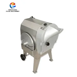 FC-312 Electric Automatic Industrial Vegetable cutter banana carrot papaya cut in slices strips dices machine