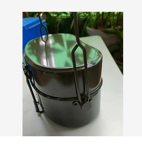 Boîte à lunch portable légère en aluminium de style allemand et japonais pour le camping et la chasse - Product Image 1